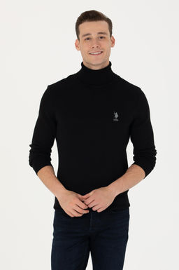 Мужской черный базовый свитер - U.s. polo assn фото 13