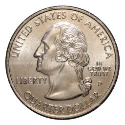 25 центов (1/4 доллара) 2005 года D США Штаты и территории  Калифорния