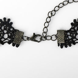 Чокер Госпожа круглые бусины, цвет чёрный, 31см - Queen fair фото 3