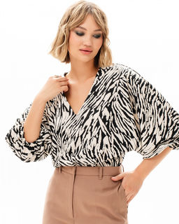 Блузка Японский шёлк с цельнокроеным рукавом - Elena sorti фото 4