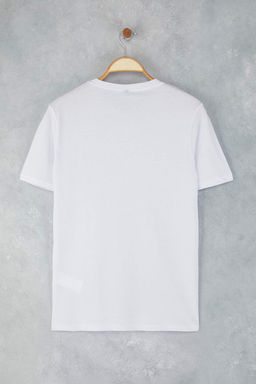 TRENDYOL MAN Siyah Slim/Dar Kesim Bask?l? Pamuklu Kal?n T-Shirt TMNSS25TS00183 - Trendyolmilla фото 4