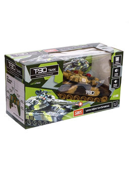 Танк радиоуправляемый Т90, с аккумулятором, свет и звук, цвет коричневый - Автоград фото 8