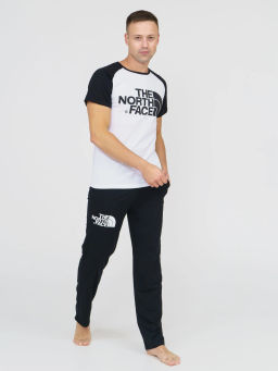 Костюм мужской , цвет белый черный