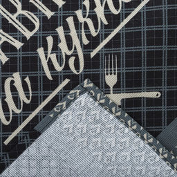 Цена за 2 шт. Полотенце кухонное Доляна. Папа главный на кухне, 35?60 см, хлопок 100%, 160 г/м?