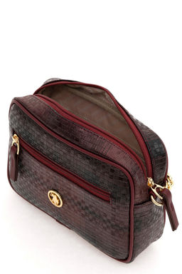 Женская бордовая сумка через плечо - U.s. polo assn фото 7