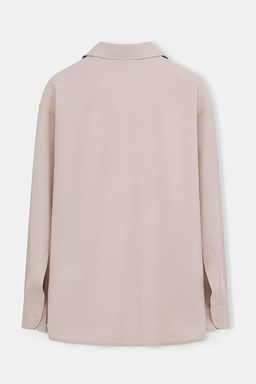Рубашка Trendyolmilla Modal песочная regular fit