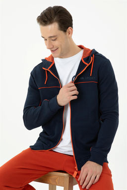 Мужской темно-синий вязаный кардиган Неожиданная скидка в корзине - U.s. polo assn фото 4