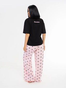 Костюм женский, цвет черный розовый - Барболета фото 10