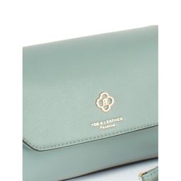 Сумка женская искусственная кожа YDR-2423, 1отд+карм/пер, плечевой ремень, зеленый SALE 253883 - Adelia фото 4