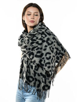 Яркий палантин с анималистичным принтом - Pretty mania фото 8