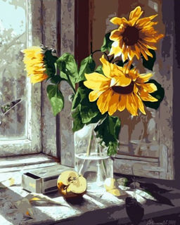 Картина по номерам на холсте и подрамнике 40х50 см