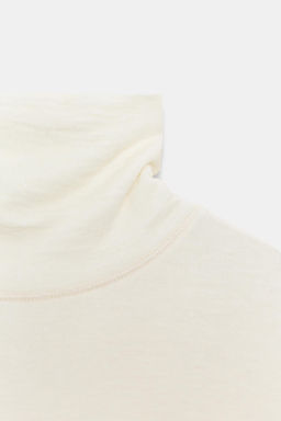 ASYMMETRIC HIGH NECK T-SHIRT - Zara фото 7