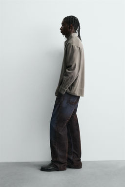 WASHED DENIM SHIRT - Zara фото 4