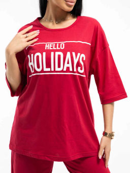 Костюм женский, цвет бордо