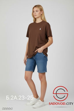 Футболка женская из хлопка