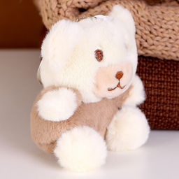 Мягкая игрушка Мишка на брелоке, 10 см, цвет МИКС - Simaland фото 2