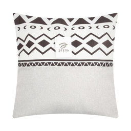 Наволочка декоративная Этель Орнамент цвет серый 45 х 45 см, 100% п/э  фото 5
