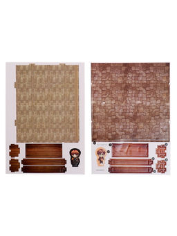 Уценка (вмятины на деталях) Конструктор 3D Волшебный зал, с гирляндой