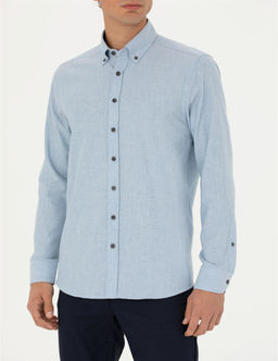 Mavi Regular Fit Uzun Kollu G_mlek - Pierre cardin фото 6