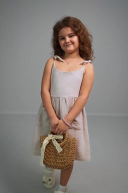 Платье для девочки из муслина Happyfox