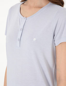 Mavi K_sakollu Kapri Pijama Tak_m_ - Pierre cardin фото 7