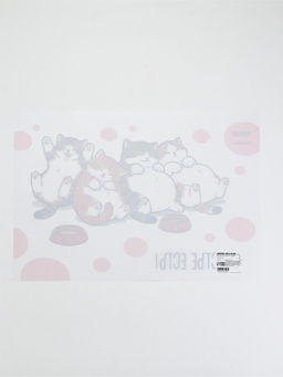 Коврик под миску "Счастье есть", 43х28см