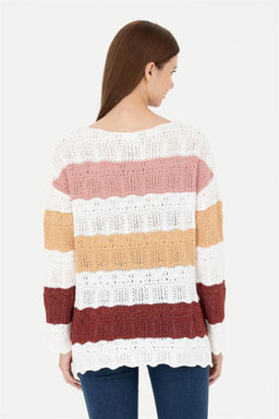 Женский свитер с круглым вырезом и каменным узором Неожиданная скидка в корзине - U.s. polo assn фото 5