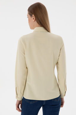 Kad_n A__k Haki Uzun Kollu Basic G_mlek Sepette S_rpriz _ndirim - U.s. polo assn фото 6