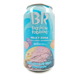 Напиток газированный б/а Содовая со вкусом сахарной ваты Wonderland Baskin Robbins, Корея, 350 мл