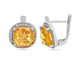 Серьги из серебра диаспор, Премиум