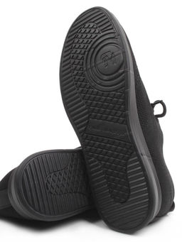 05-9074-1H BLACK Полуботинки летние мужские (текстиль)