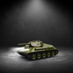 Машина металл свет-звук Уралвагонзавод Т-90 Танк Т-34 12 см, (зеленый)