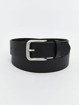 Deri G?r?n?ml? Erkek Kemer