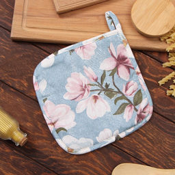 Прихватка Доляна Магнолия 19х19см, рогожка 158 г/м2, 50% хл, 50% пэ