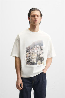 T-SHIRT WITH PHOTO PRINT - Zara фото 2