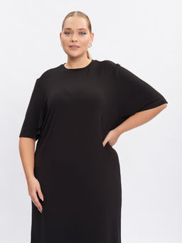 Платье из трикотажа PP51503BLK01