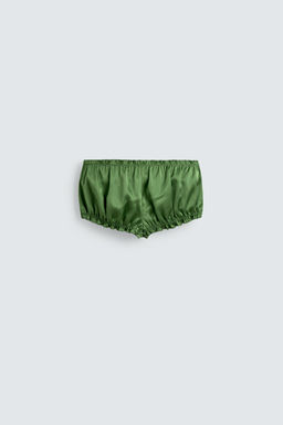 SATIN SHORTS HARRY LAMBERT FOR ZARA X DISNEY
