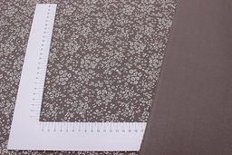 Теплый хлопок Надия цв.коричнево-лиловый винтаж, ш.1.5м, хлопок-100%, 160гр/м.кв - Купава фото 3