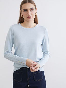 Bisiklet Yaka Kad?n Triko Kazak