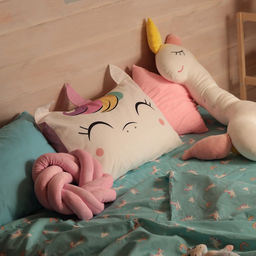 Постельное бельё 1.5-спальное «Этель» Magical unicorn, бязь