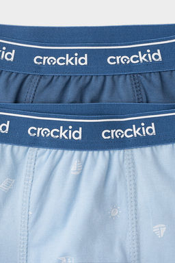 К 1967-2уп/небесный,синяя волна, трусы/ уп - Crockid фото 3