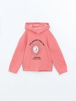 Kap??onlu K?z ?ocuk Sweatshirt