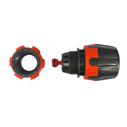 Коннектор (быстросъем) со стопом для шланга 1/2"-5/8" п/эт прорезин. LX1003R