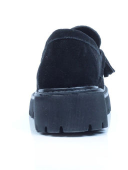 03-5929-1 BLACK Лоферы женские (натуральная замша) - No name фото 9