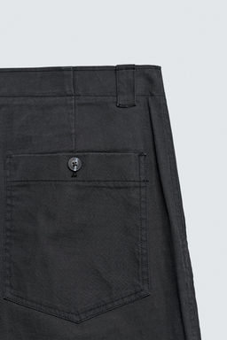 PANTAL?N STRAIGHT FIT LAVADO / Acero - Zara фото 10