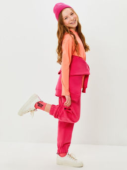 ACOOLA / Джемпер детский для девочек Claret персиковый  фото 4