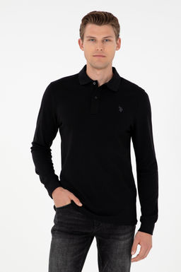 Свитшот мужской U.S. Polo Assn. черный хлопок  фото 8