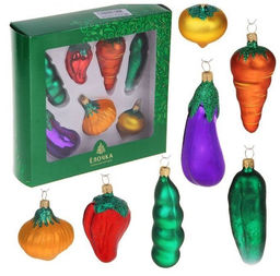 Набор елочных украшений Овощи С818 - Елочка фото 4