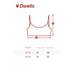 Майка-топ для девочки 5шт. Donella  фото 2