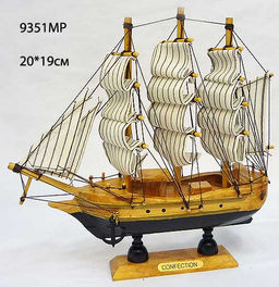 Макет парусного корабля 20х19 см / 9351MP /уп 72/ - Галеонтрейд фото 2
